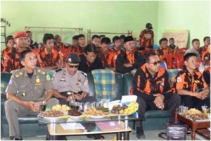 Musyawarah PAC Pemuda Pancasila di Balai Desa Nusaherang